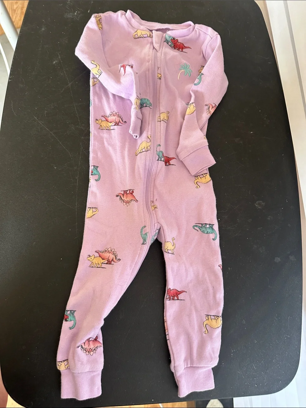 Pekkle Baby Size 12 Months Footless Pajamas Zip Sleeper One Piece PJs Snap Front